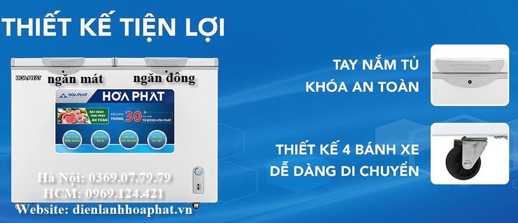 Tủ đông 250L 2 chế độ