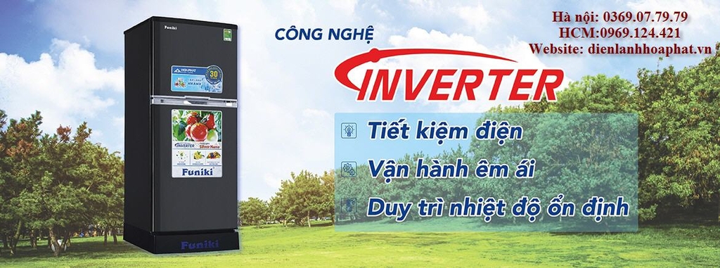 Tủ lạnh Hòa Phát Inverter FRI-166ISU 166 LÍT