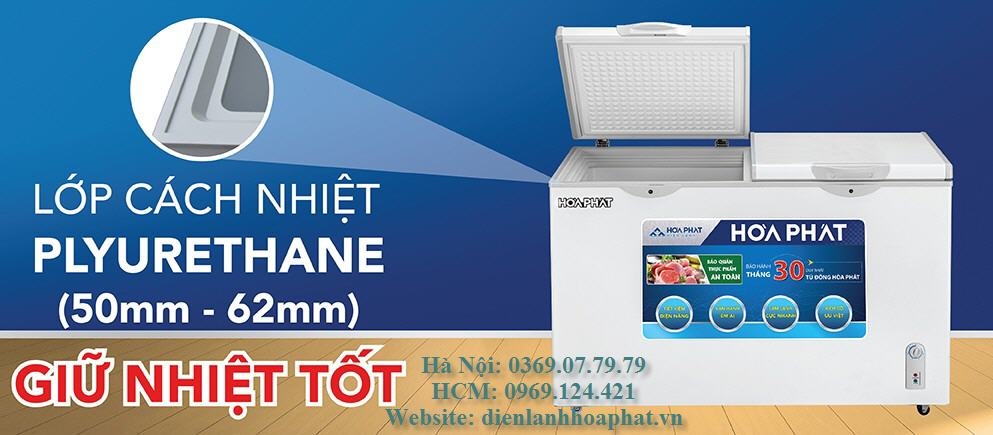 Tủ đông 400L 1 ngăn 1 chế độ( Đông)  2 cánh TIẾT KIỆM ĐIỆN