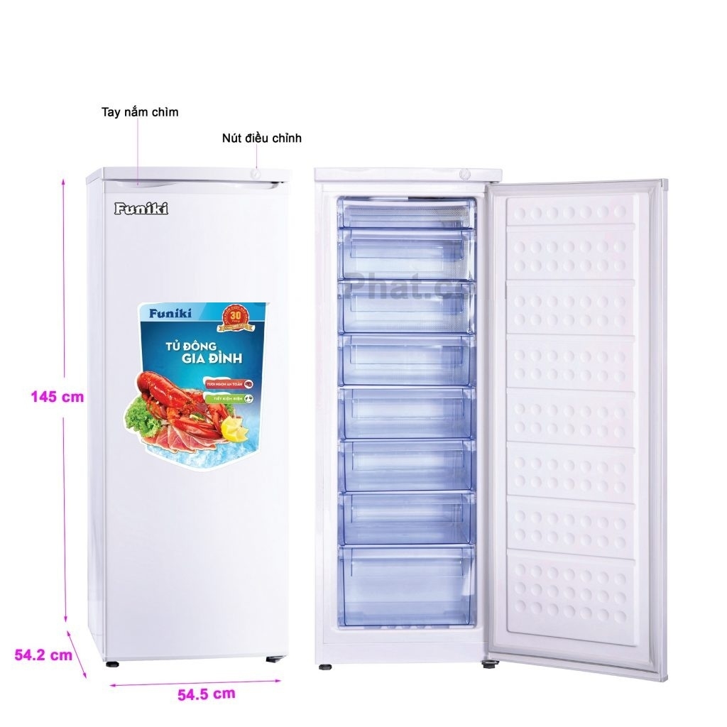 Tủ trữ sữa 8 ngăn kéo 220s