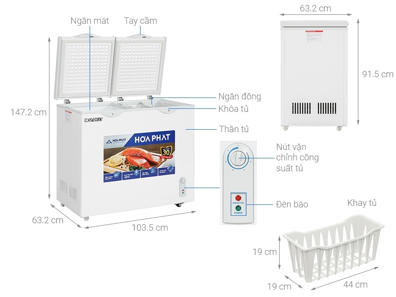 4 MẪU tủ đông mini gia đình XẢ KHO TẾT