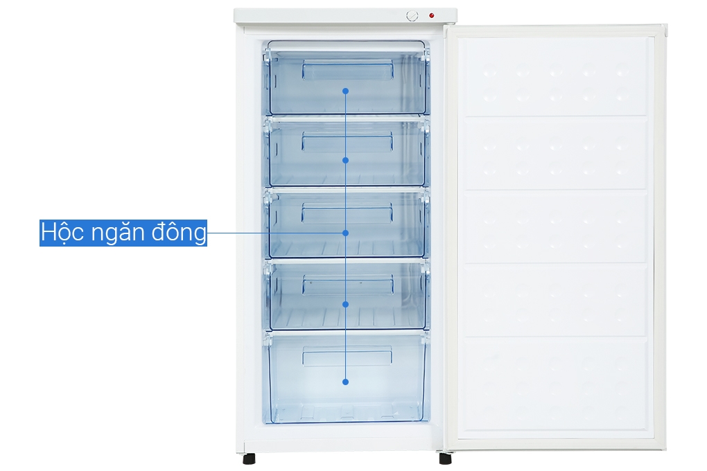 Tủ đông đứng Hòa Phát HUF 350SR1 150L 5 tầng 1 chế độ đông