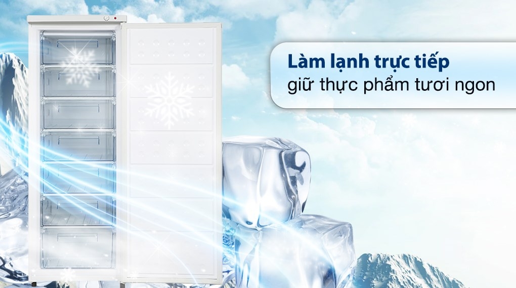 Tủ đông Hòa Phát đứng HPF UAH6208 208L 7 tầng