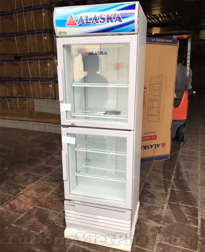 Tủ mát Alaska LC-643DB 2 cửa trên dưới