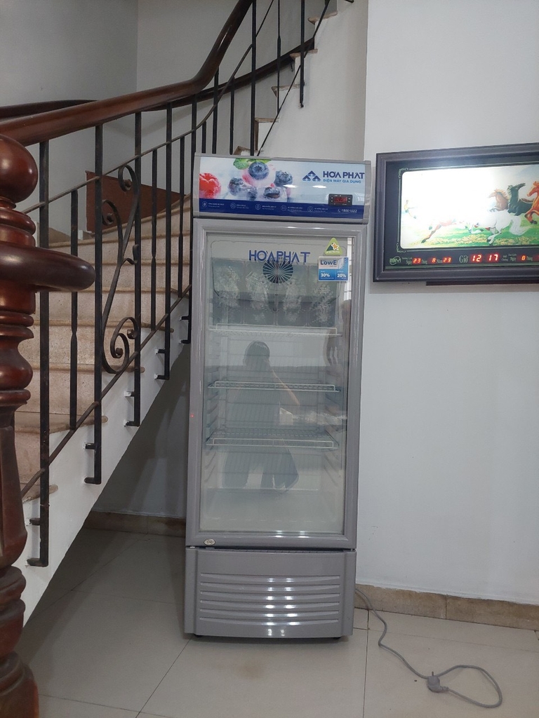 Tủ mát Hòa Phát 1 cánh HSR D6195 500l , dàn đồng, chống tuyết, chống đọng sương.