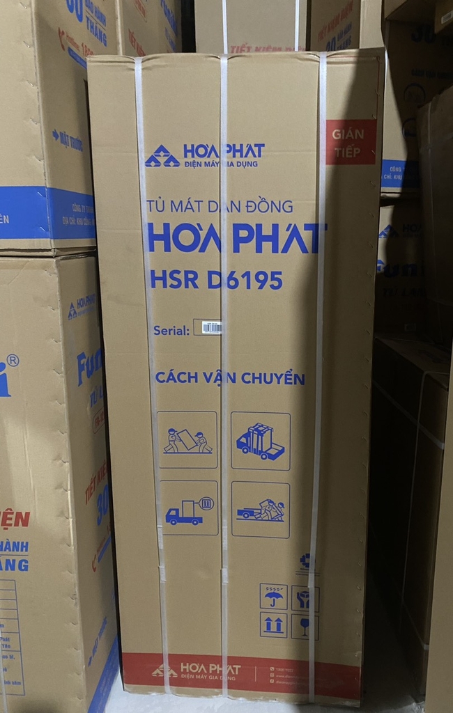 Tủ mát Hòa Phát 1 cánh HSR D6195 500l , dàn đồng, chống tuyết, chống đọng sương.