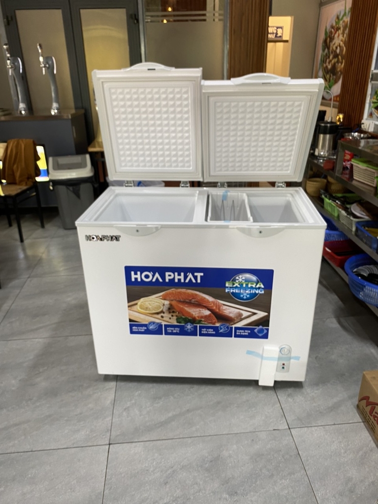 Tủ Đông + Mát 205L Hòa Phát HPF-BN6205 2 ngăn 2 cửa mở