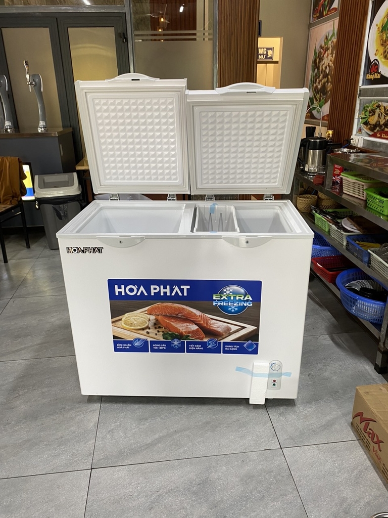 Tủ Đông + Mát 205L Hòa Phát HPF-BN6205 2 ngăn 2 cửa mở