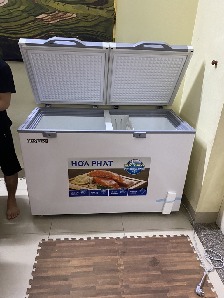 Tủ Đông 352L Hòa Phát HPF-AD6352.T1 1 ngăn đông 2 cửa có bảng hiển thị nhiệt độ
