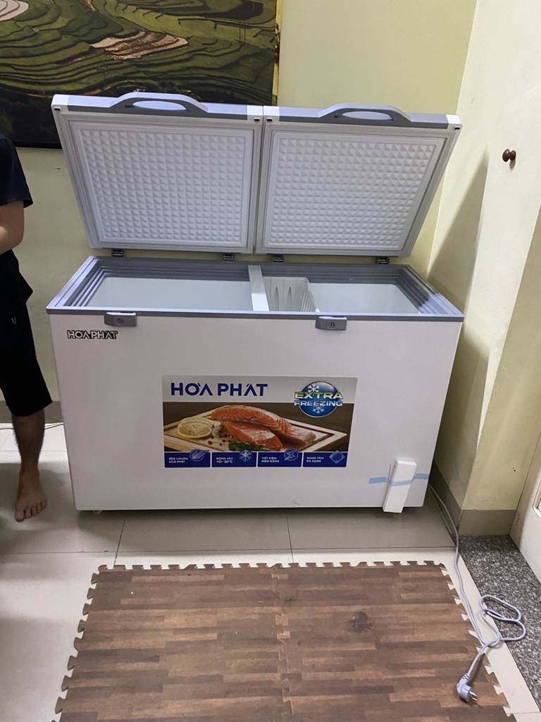 Tủ Đông 352L Hòa Phát HPF-AD6352.T1 1 ngăn đông 2 cửa có bảng hiển thị nhiệt độ