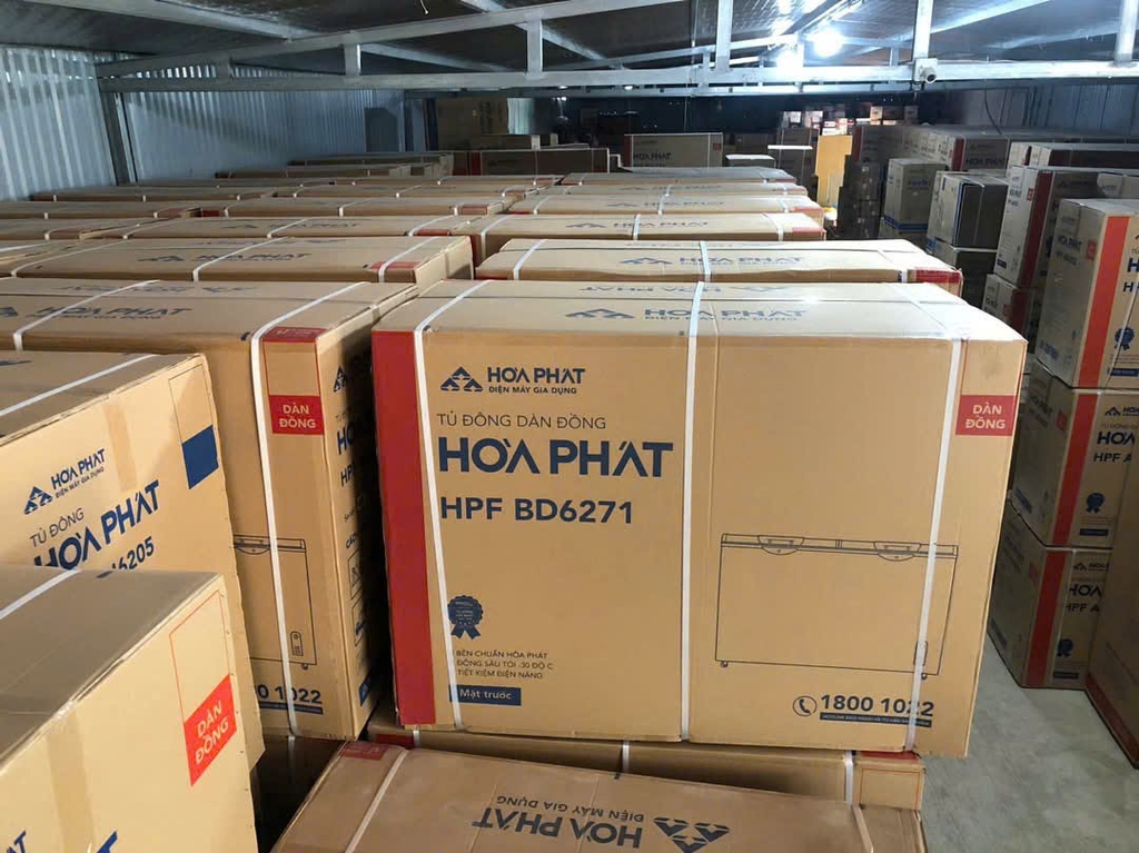 Tủ Đông + Mát 271L Hòa Phát HPF-BD6271 2 ngăn 2 cánh mở dàn đồng