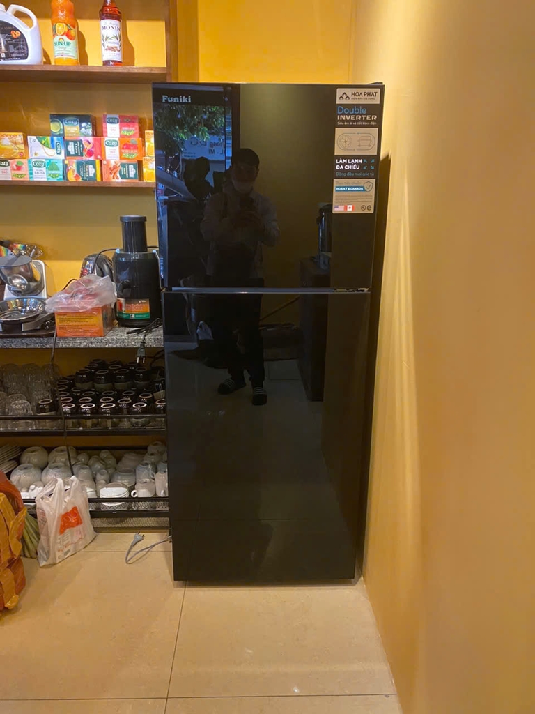 Tủ lạnh cánh kính Funiki Inverter HR T8209GB 209 lít