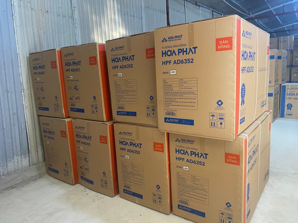 Tủ Đông dàn đồng 352 Lít Hòa Phát HPF-AD6352 1 ngăn đông, 2 cánh mở