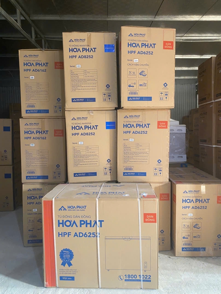 Tủ nguyên Đông 252L dàn đồng Hòa Phát HPF-AD6252 1 cửa mở, 1  ngăn đông