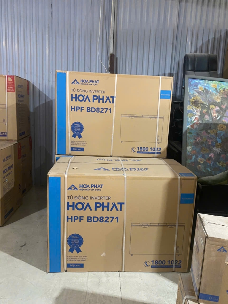 Tủ Đông + Mát 271L Hòa Phát HPF-BD8271 Công nghệ Inverter, 2 Ngăn 2 Cửa