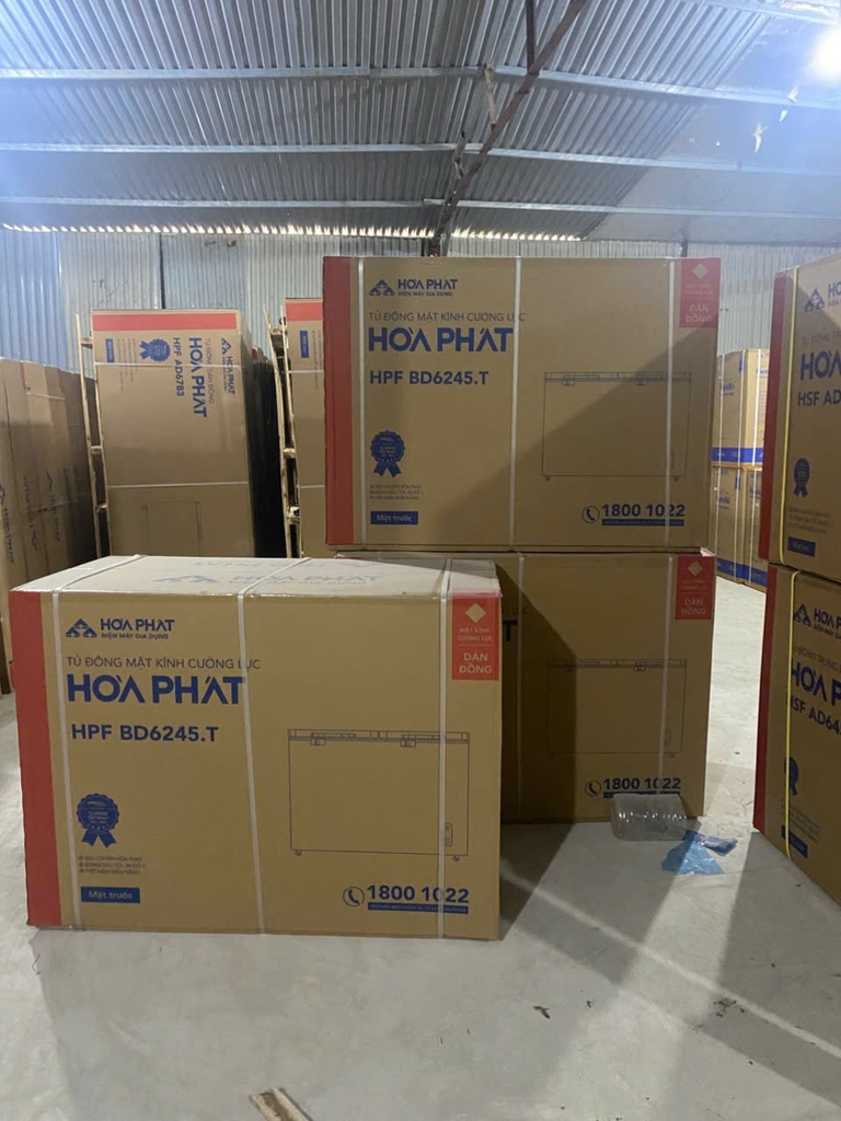 Tủ Đông + Mát 245L HPF-BD6245T1 cánh ốp kính dàn đồng 2 ngăn 2 cửa mở