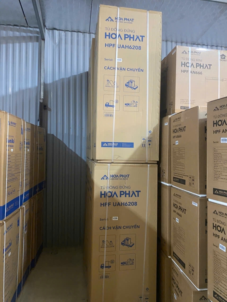 Tủ Đông 208L Hòa Phát HPF-UAH6208 Cửa Trước, Dạng Đứng, 7 Ngăn