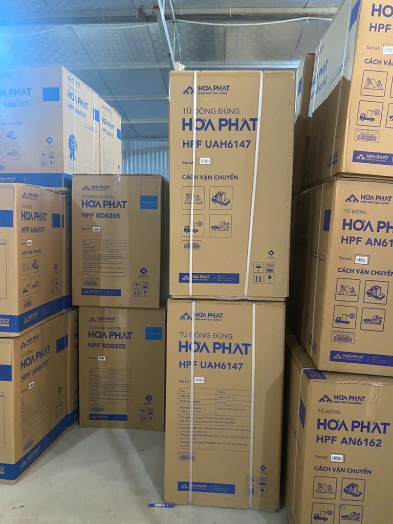 Tủ Đông 147L Hòa Phát HPF-UAH6147 Cửa Trước, Dạng Đứng, 5 Ngăn