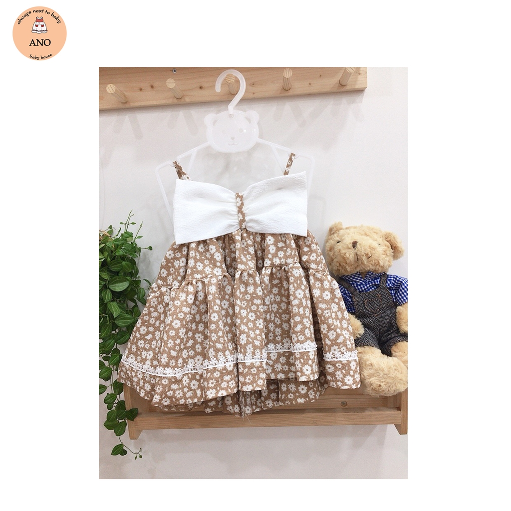 Đầm bé gái siêu cute Ano - Đầm dây tuyến | Khoai Baby Clothing - Mẹ Bầu &  Em Bé đáng tin cậy