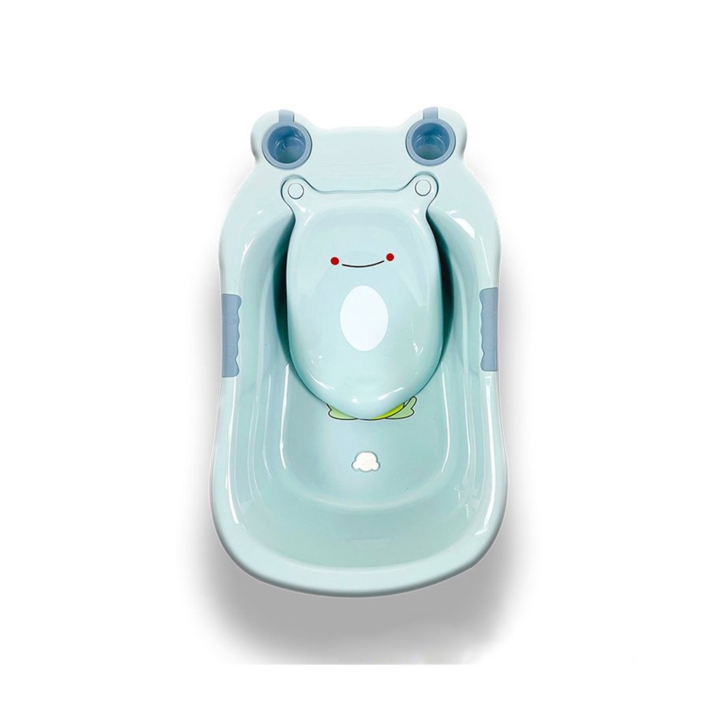 Chậu tắm cao cấp Hokori Việt Nhật hình ếch có kệ đỡ bé (82x50x32cm ...