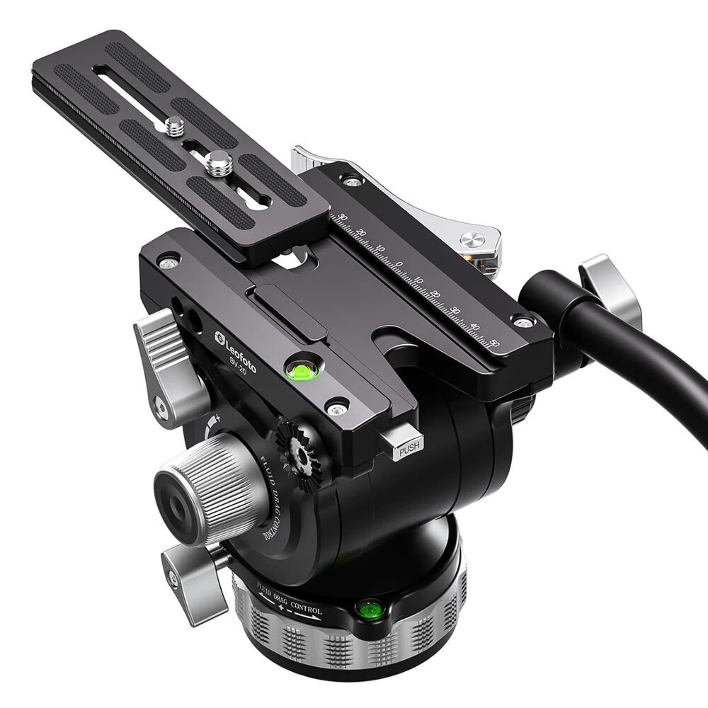 Chân máy quay Leofoto Video - LVC-253C+BV-20 (Black)