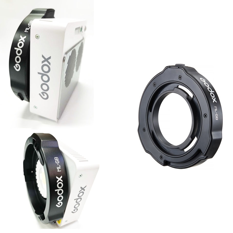 Đế chuyển ngàm Bowen qua ngàm Godox cho dòng ML60Bi, ML100Bi, AD300 - Godox ML-GB