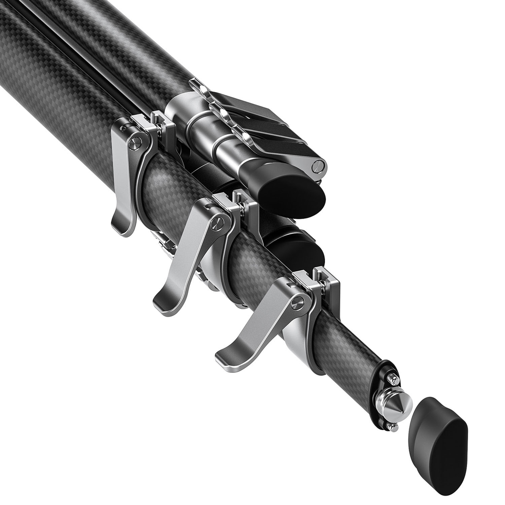 Chân máy ảnh carbon Tripod Leofoto AZURE - AZ-204C+LH-25R (half-silver)