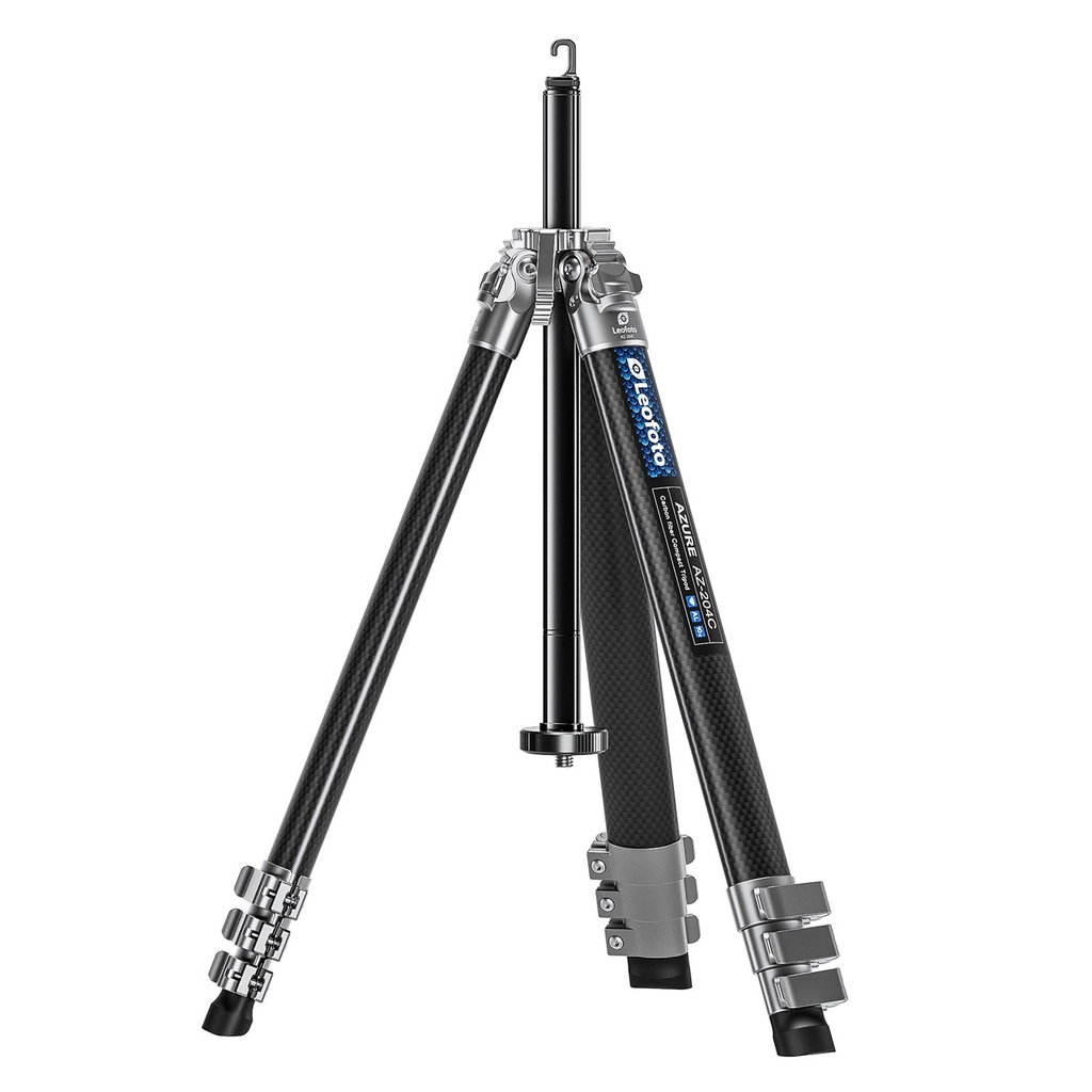 Chân máy ảnh carbon Tripod Leofoto AZURE - AZ-204C+LH-25R (half-silver)