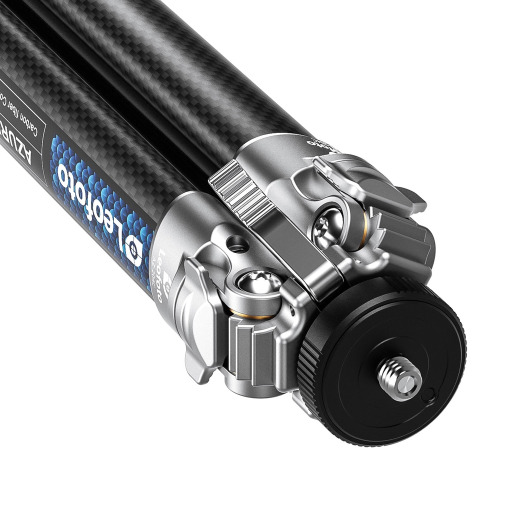 Chân máy ảnh carbon Tripod Leofoto AZURE - AZ-204C+LH-25R (half-silver)