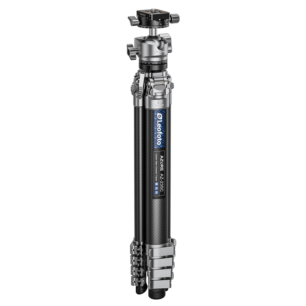 Chân máy ảnh carbon Tripod Leofoto AZURE - AZ-235C+LH-30R (half-silver)