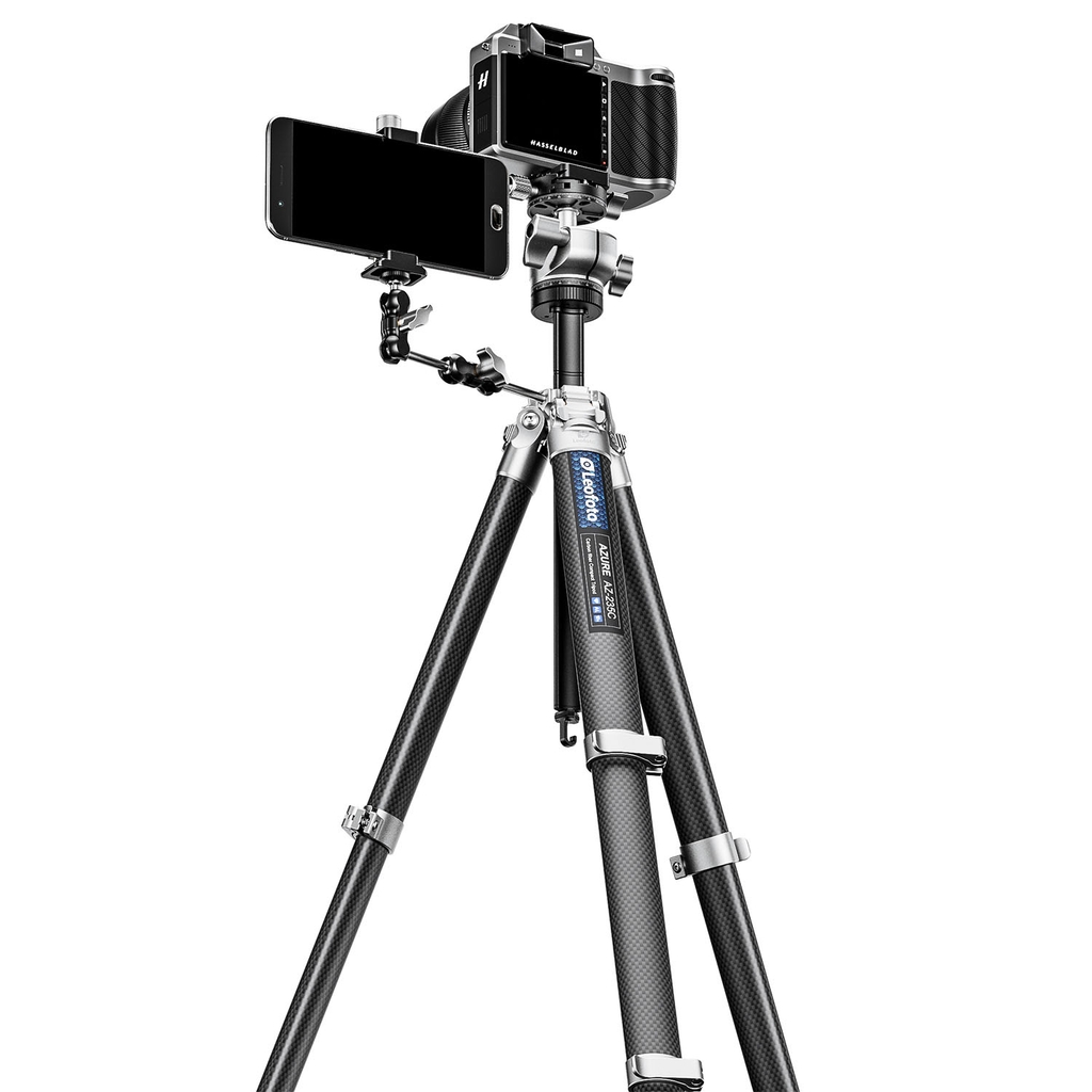 Chân máy ảnh carbon Tripod Leofoto AZURE - AZ-235C+LH-30R (half-silver)