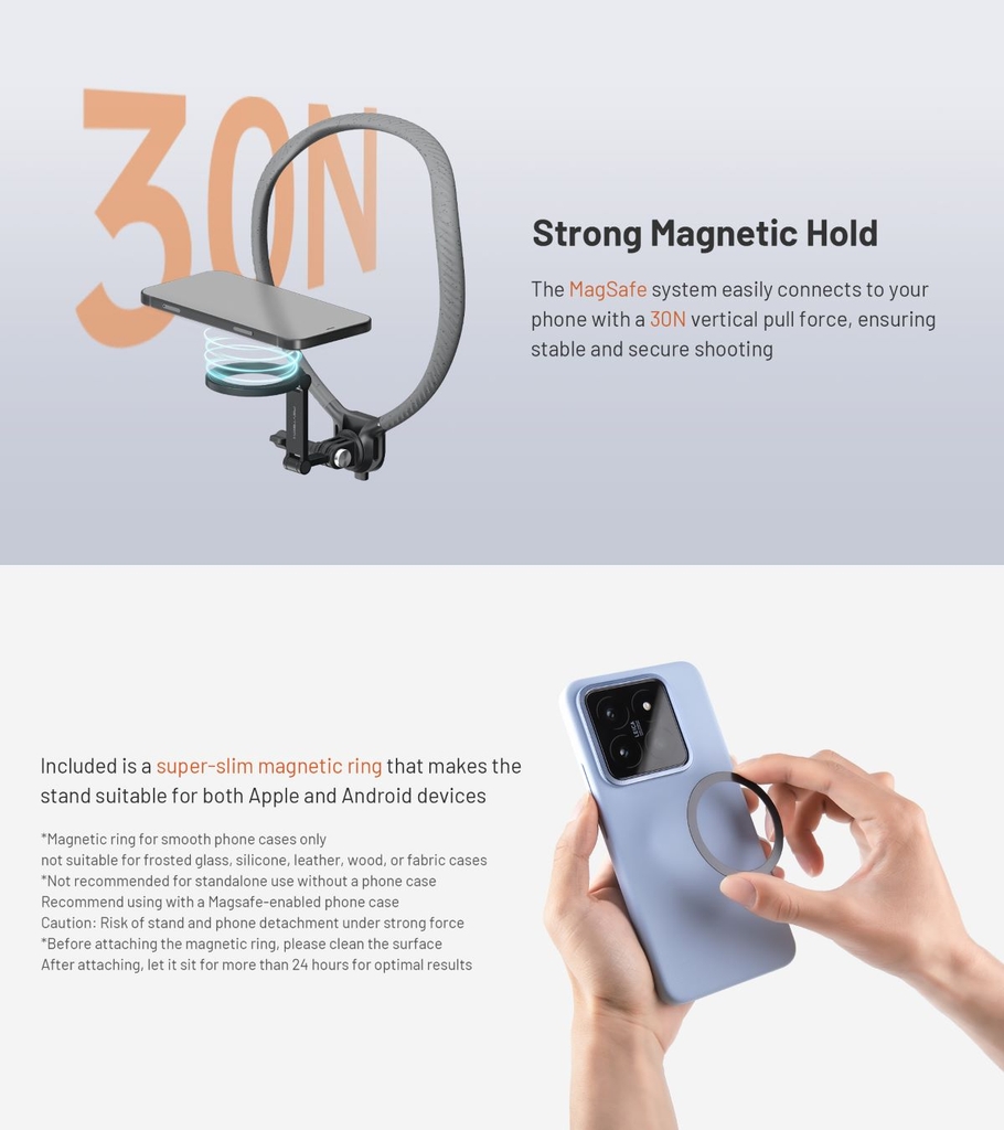 PGYTECH CapLock Action Magnetic Smarphone Neck Mount Max - P-GM-392