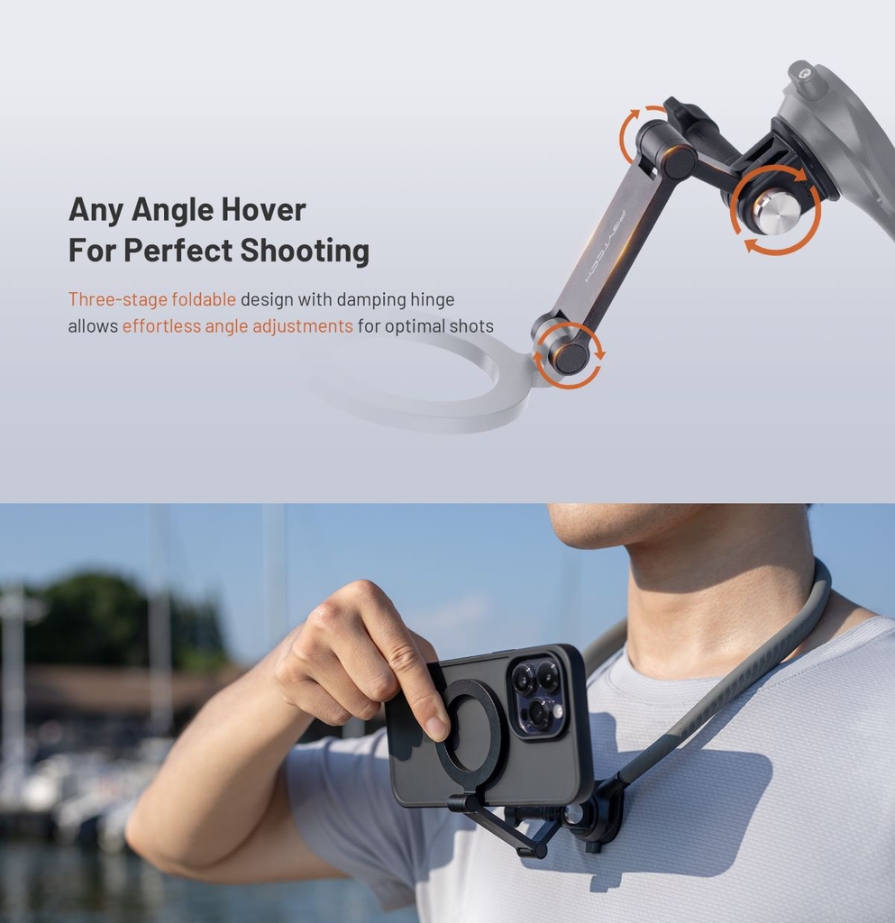 PGYTECH CapLock Action Magnetic Smarphone Neck Mount Max - P-GM-392