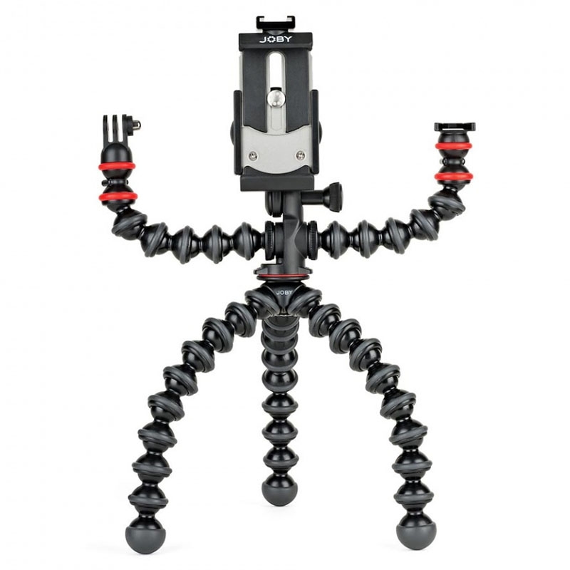 Joby Beamo Mini LED + GorillaPod Mobile Rig + Action Bike Mount - JB01635+JB01524+JB01387