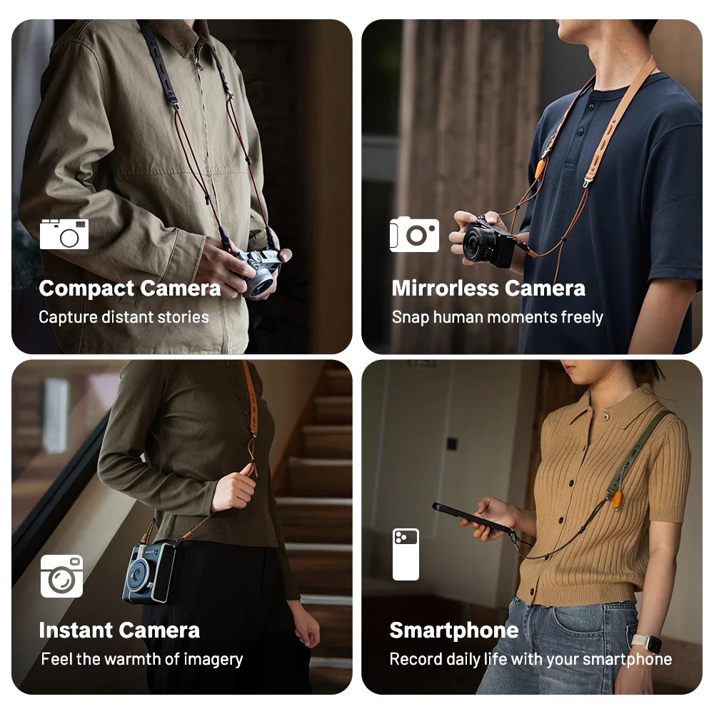 Dây đeo máy ảnh PGYTECH Shoulder Strap Slim (Vintage)