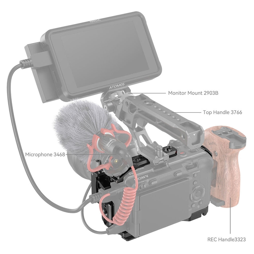 Khung bảo vệ SmallRig Cage cho Sony FX3/FX30 - 4183