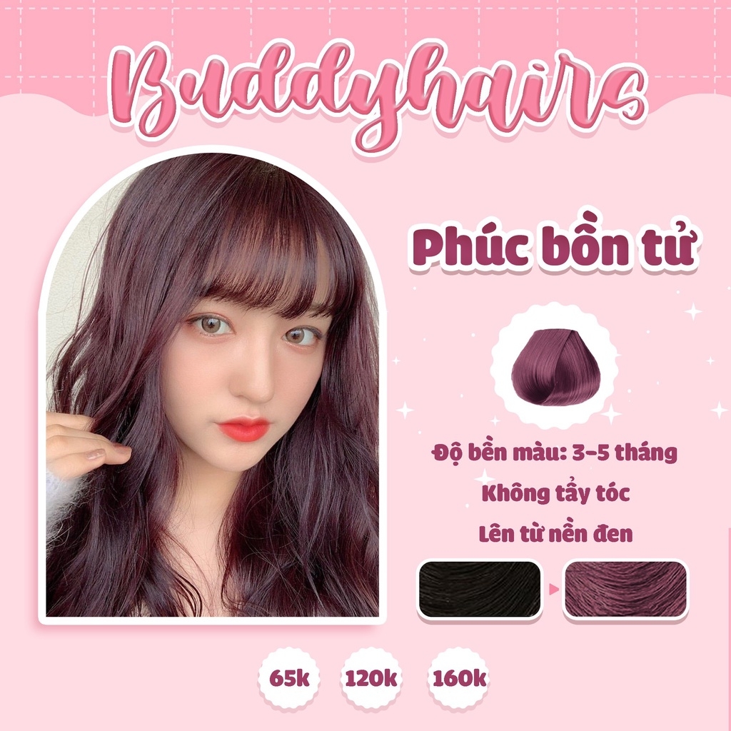 THUỐC NHUỘM TÓC MÀU TÍM PHÚC BỒN TỬ (TRỌN BỘ) - Thuốc nhuộm tóc |  TheFaceHolic.com