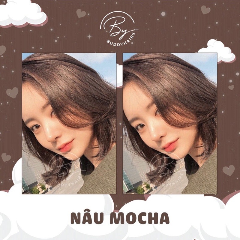 Thuốc nhuộm tóc Nâu mocha Buddyhairs là sản phẩm được đánh giá vô cùng cao về độ bền màu, nâng cao độ bóng và chăm sóc tóc. Hãy xem hình ảnh của chúng tôi để biết thêm về sản phẩm này và sở hữu cho mình mái tóc tuyệt vời nhé.