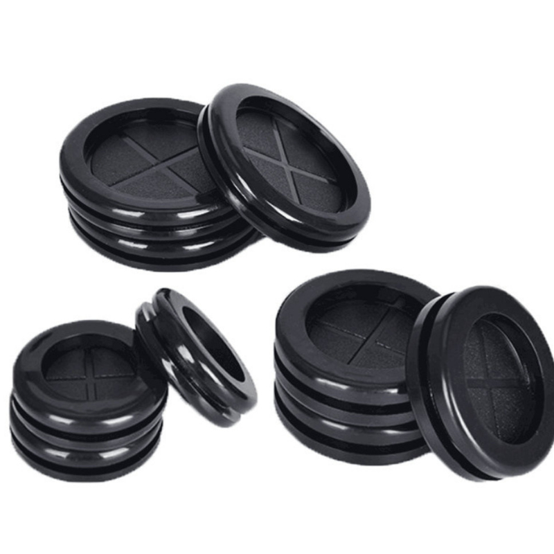 Đệm cao su, Ron cao su đen luồn dây tủ điện 12 - 50mm