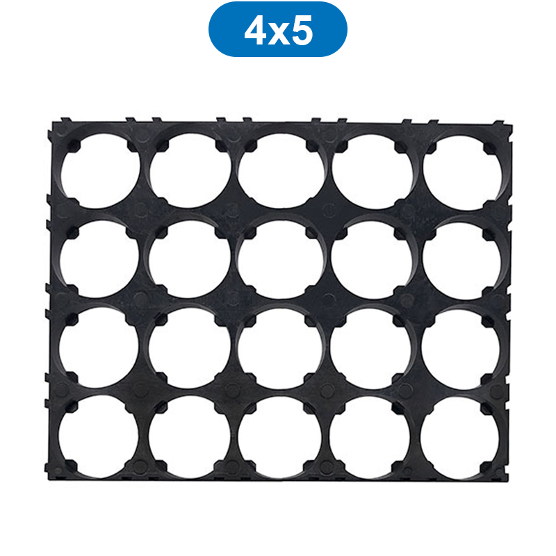 Khung cố định pin - 21700 lỗ 21.3mm, nhựa ABS chống cháy