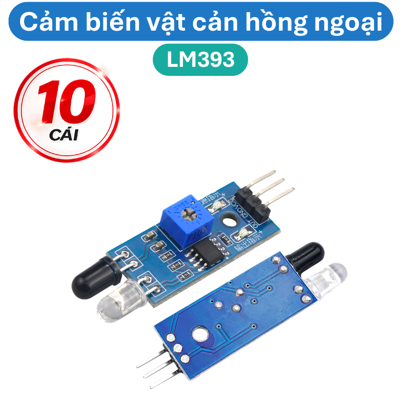 Mạch cảm biến hồng ngoại vật cản LM393
