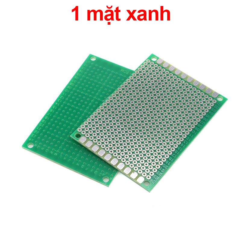 Bảng mạch đục lỗ sẵn, PCB cắm hàn linh kiện đa năng 1 mặt, 2 mặt