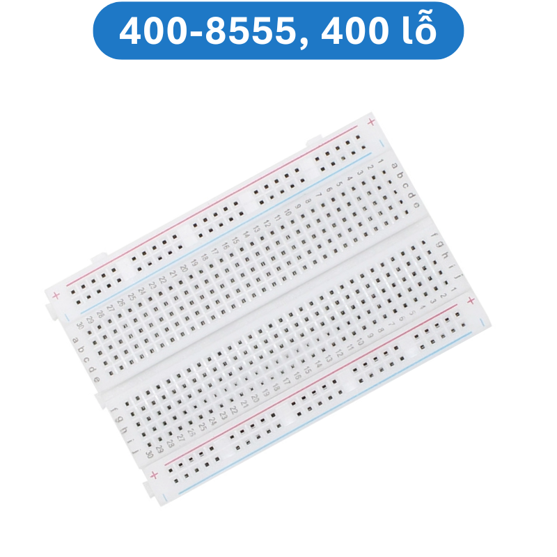 Breadboard lỗ cắm, bo cắm test linh kiện,mạch,học tập,…