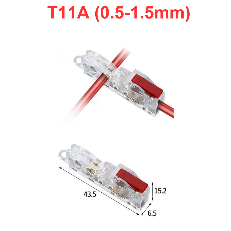 Cút nối dây điện nhanh chữ T 32A Cho dây 0.5 - 5mm2