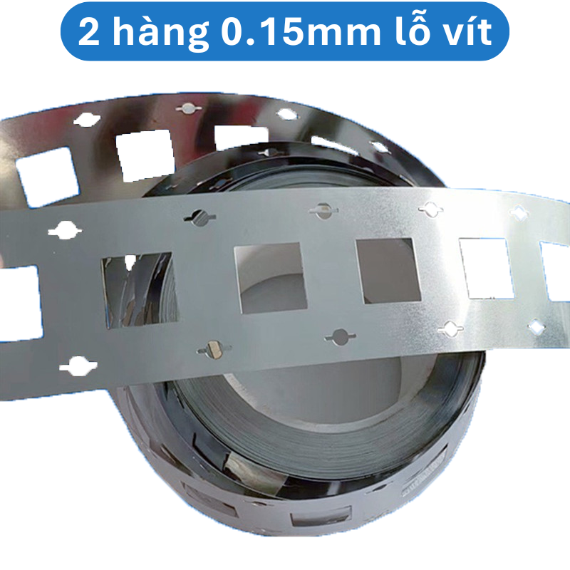 (1 mét) Kẽm hàn pin 32650 mạ niken 0.15mm