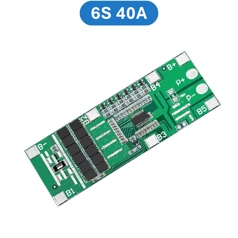 Mạch sạc bảo vệ pin lithium 6S 25.2V chân hàn