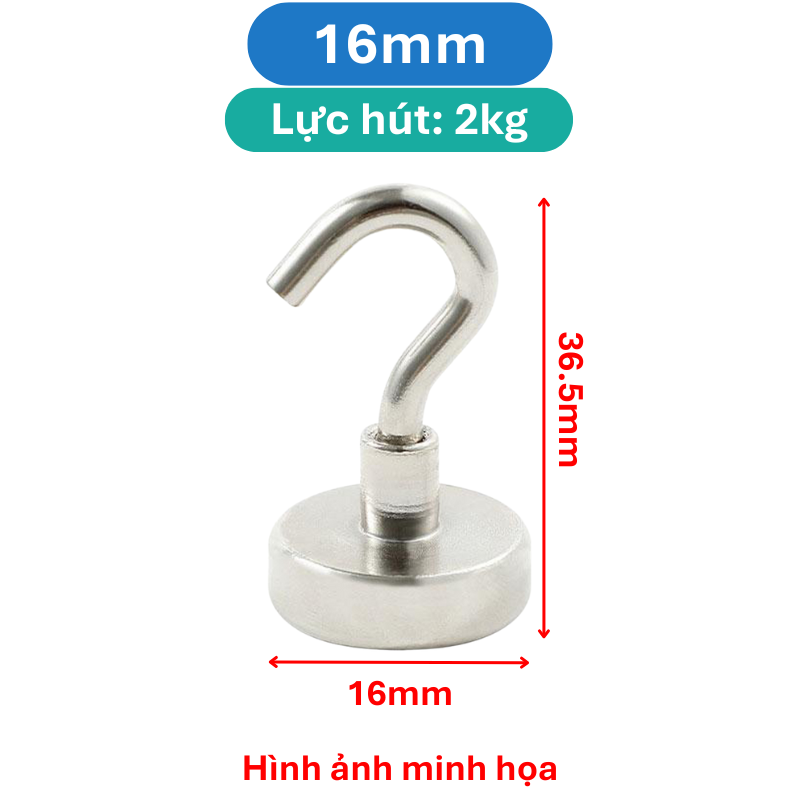 Nam châm móc treo đồ siêu hút
