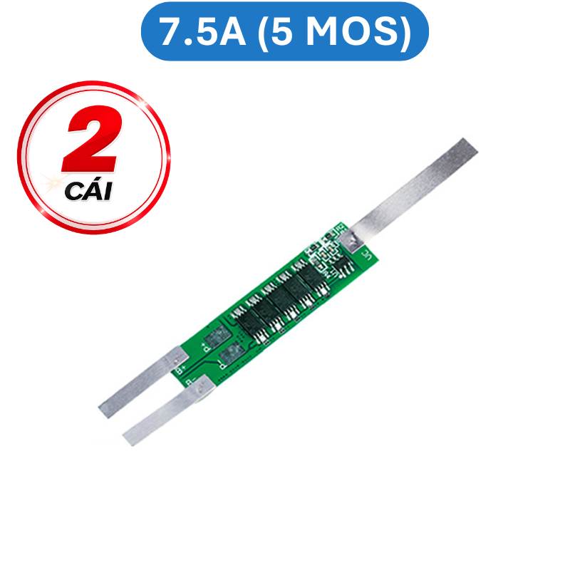 Mạch bảo vệ pin Lithium 2S 8.4V có kẽm hàn sẵn