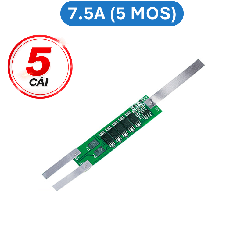 Mạch bảo vệ pin Lithium 2S 8.4V có kẽm hàn sẵn