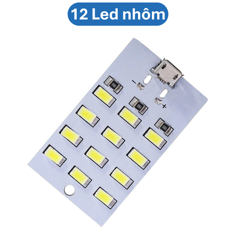 Đèn Led siêu sáng 5V, cáp kim loại, cáp on off